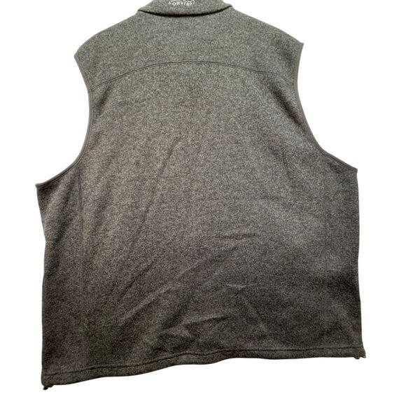 Orvis Mens Full Zip Vest XXL Dark Gray Sleeveless Outerwear Pockets - Picture 13 of 15